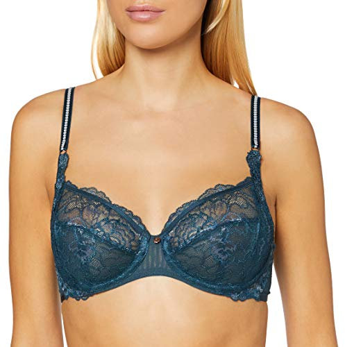 Triumph Peony Florale W Reggiseno con Ferretto, 0,5 pollici, Russian Green, 4C Donna