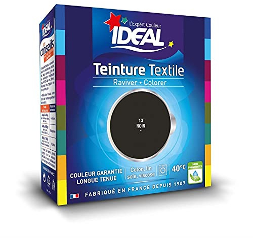 IDEAL - Teinture Tissus Grand Teint Maxi Noir 175G - Lot De 3