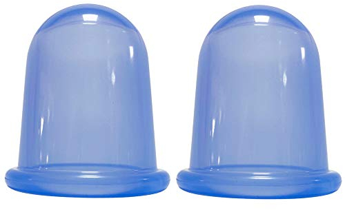 Set di 2 coppette massaggianti in silicone (grandi dimensioni x 2)