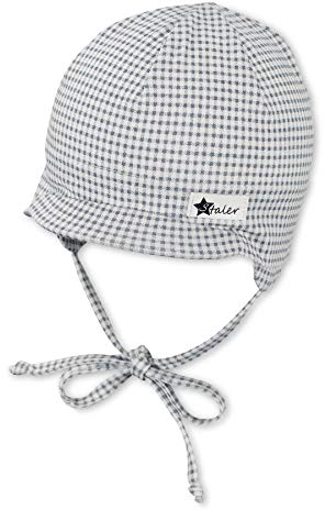 Sterntaler Baby Jungen Schirmmütze 1602102 Winter Hut, rauchgrau, 43 EU