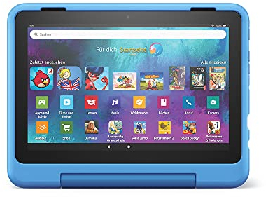 Kindgerechte Hülle von Amazon für das Fire HD 8-Tablet (nur kompatibel mit der 12. Generation, 2022), Cyber-Welt-Design
