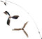 Cobee Feather Propeller Wand Toy, Replacement Refill Feather Interactive Cat Chaser Toys, Kittens Wand Refills Attachments for Kitten Training Exerciser Accessories