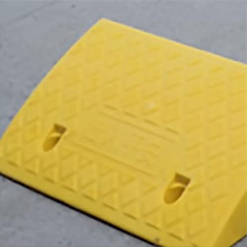 PEAMAN Wheelchair ramps, plastic step mat portable door step ramp anti-slip lightweight pavement wedge ramps threshold mat (Color : C, Size : 49.5x27x11cm)