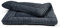 TrendPet Harmony 4cm gefütterte Hundedecke, Katzendecke, Liegedecke für Hunde und Katzen (Anthrazit, 75x55cm)
