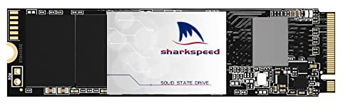S SHARKSPEED SSD Interno 1TB, Plus M.2 NVME PCIe Gen 4.0 Per PS5, TLC 3D NAND, Fino a 5500MB/s (NVME M.2 2280)