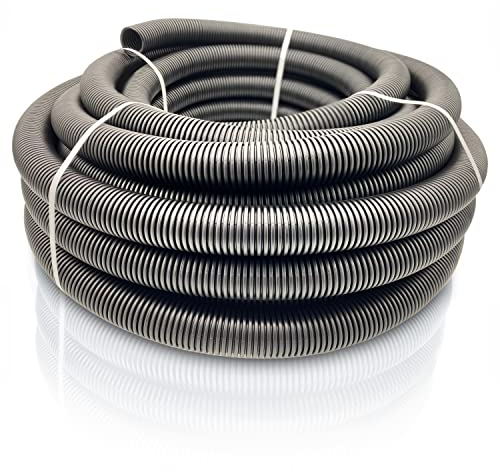 METEOFLEX PROTECT Leerrohr 750N M13 / M16 / M20 / M25 / M32 / M40 / M50 aus HDPE - Wellrohr für Erdreich, Erdverlegung, Außenbereich, Beton - hohe Druck- & Schlagfestigkeit (M20-10m)