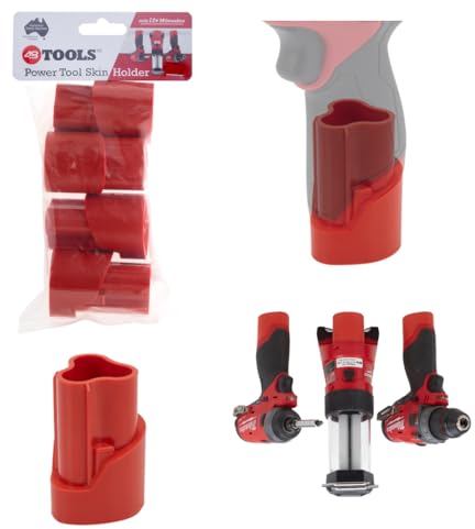48 Tools 12V Power Tool Halterung für Milwaukee | 4er-Set | Robustes Design | Sichere Aufbewahrung | Ideal für Werkstatt & Baustelle