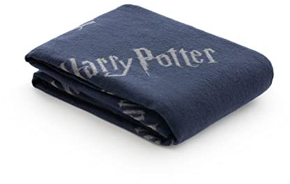 Belum Harry Potter Decke, extra weich, Größe: 230 x 270 cm, Stoff: 60% Baumwolle, 40% Polyester, Modell: Ravenclaw, Eigenschaften: Anti-Feuchtigkeit, hypoallergen, milbendicht, hygienisch