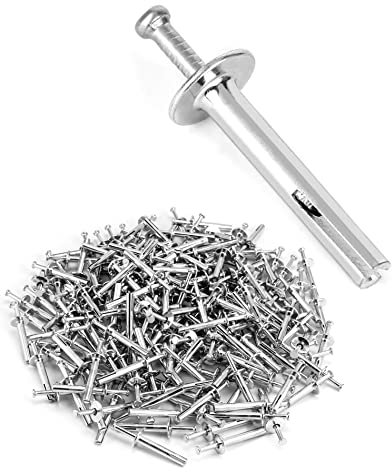 QWORK Hammer Drive Nails in Anchor, 1/4 x 1-1/2, (200 per Box)