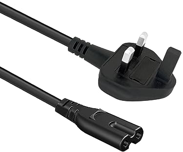 Power Cable Replacement for Sony Playstation PS5 5 PS4 4 PS3 Figure 8 Power Lead Cord