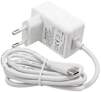 Adaptador de alimentación para Raspberry Pi 5, 27W Fuente de alimentación USB-C Cable de Carga para Raspberry Pi 5 (Blanco)