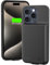 HUOBAO Battery Case for iPhone 15 Pro Max, 8500mAh Portable Charger Charging Case for iPhone 15 Pro Max, Smart Rechargeable External Battery Pack Power Bank, 6.7 inch, Black