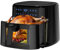 AOSFGE Friteuse à Air 9L avec Fenêtre de Visualisation,1800W 200℃ Four à Air Chaud sans Huile, 8 Programmes de Cuisson Préréglés, Circulation de Chauffage à Air Chaud à 360°, Écran Tactile Intelligent