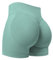 ZAAYO Damen Sport Shorts Hidden Scrunch Workout Auswirkungen Short 4.5 Scrunch Butt Lifting Gym Short Nahtlose Booty Biker Shorts Light Green L