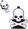 Ecoodisk 128GB USB 3.0 Flash Drive Cartoon Novelty Halloween Human Skeleton Memory Stick Silicone Rubber Pendrive Black