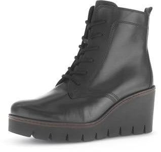 Gabor Damen Klassische Stiefeletten, Frauen Stiefeletten,Kurzstiefel,uebergangsschuhe,uebergangsstiefel,warm,schwarz (Cognac),39 EU / 6 UK