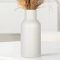 Weiß Keramik Vase für Dekoration - 20cm hoch Weiße vasen für Pampasgras, Flowers, Wohnungsdeko für frische Blumen, Trockenblumen, Esstisch, Büro Moderne Heimdekoration