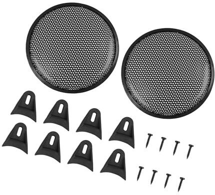 Hihaha 2pcs Grill Cover 10 Mesh Protector Speaker Cover Subwoofer Grill Durable Material