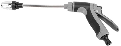 Garden Hose Spray Gun with Long Extension Rod, High Pressure Water Nozzle for Car Washing & Plant Watering, Comfort Rubber Grip, Easy Connect for Outdoor Garden & Yard Work