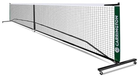 Carrington Portable Pickleball Net - Portable Wheels Net - Pickleball Net Leisure