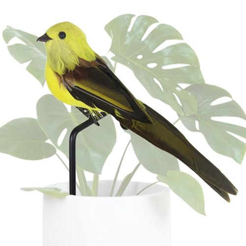 Vogel-Weihnachtsschmuck mit Clip – Realistische künstliche Vögel | Moos-Clip Ornamente für Baum- und Partydekoration