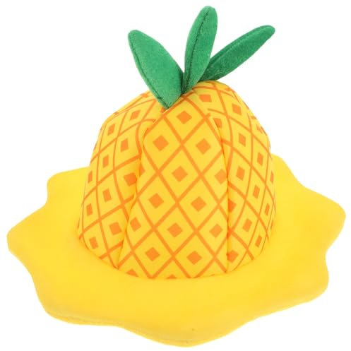 Ananas Hut Lustige Hut Kopfschmuck Obst Party Hüte Lustige Plüsch Cartoon Eimer Hut Cosplay Kostüm Hawaiian Foto Requisiten