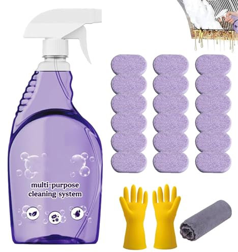 Dr Clean - Limpiador en aerosol para hornos, limpiador de horno en aerosol Drclean con tabletas de limpieza concentradas, aerosoles de limpieza para eliminación instantánea de manchas, aerosoles