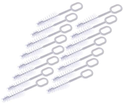 COLLBATH 15stücke Teiliges Babyflaschen Reinigungsbürsten Langem Griff Weiche Borsten Flaschenbürste Zur Gründlichen Reinigung Von Flaschen Bechern Und Utensilien Platzsparend Und Schonend