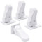 Child Proof Door Lever Lock - Door Handle Lock 4 Pack - 3M Adhesive - Minimalist Design - No Drilling Child Safety Door Handle Locks