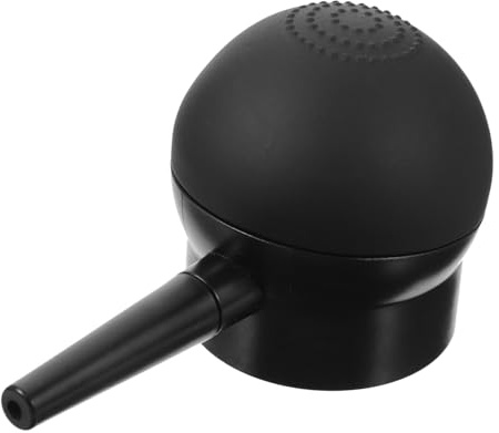 HAMPPLIES Hair Building Fibres Powder Sprayer Nozzle Black Professional Hair Thickening Spray Applicator Tool for Hairdressing and