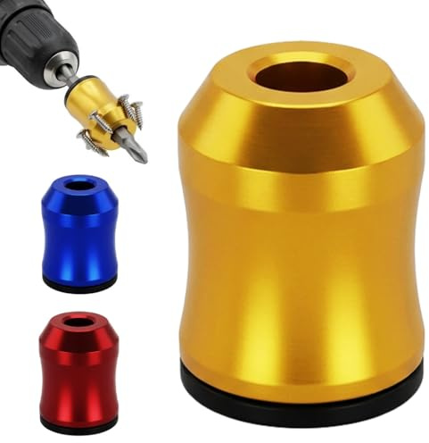 3Pcs Magnetic Screw Ring for Seese, Strong Magnetic Screw Holder for Drill Bits, Universal Screwdriver Head Rings Removable Bit Holder for Hex Screwdrivers & Power Tools for DIY Repair