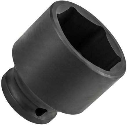 Insert de Clé à Douille Hexagonale 17mm/36 mm, Douille 1/2 en Acier Chrome Vanadium, pour Visseuses à Percussion et Clés Dynamométriques, Compatible Machines Lourdes Utilitaires (36mm)
