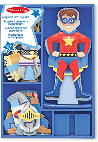 Melissa & Doug Magnetische Anziehpuppe aus Holz - Billy