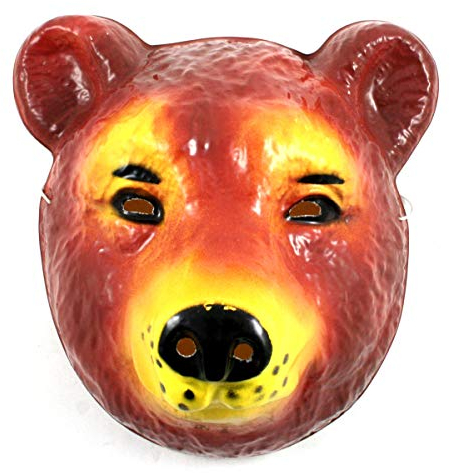 Widmann Bärenmaske Kunststoff Kinder Neujahr Party Masken Augenmasken & Verkleidungen für Maskerade Kostüm Zubehör Blau