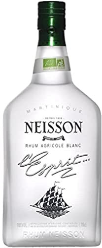 NEISSON - L'Esprit BIO - Rhum Agricole Bio - Origine : France/Martinique - Rhum biologique AOC - 70% Alcool - 70 cl