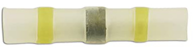 Connect 30696 Yellow Solder Type Heat Shrink Butt Connector 10pc