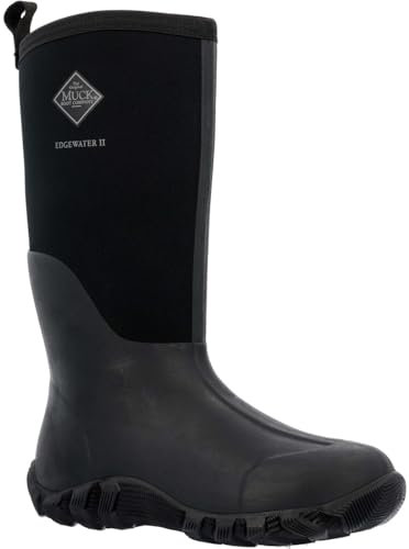 Muck Boots Edgewater Ii, Herren Arbeits-Gummistiefel, Black (Black 000), 37 EU