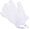 Fine Lines - Exfoliating Shower Gloves, White | Exfoliating Glove for Bath scrub, Dead Skin Remover | Exfoliating mitt | Body Scrub Gloves with Hanging Hoops | Protected Design