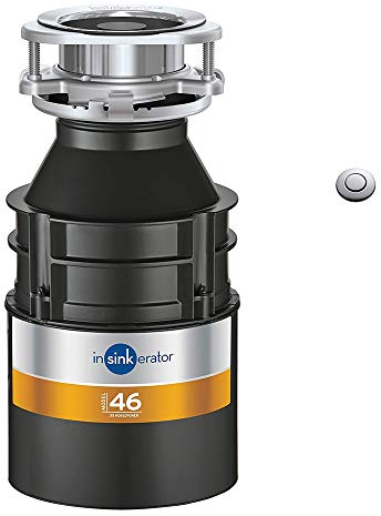 InSinkErator 77969H 46AS Abfallentsorgungseinheit, Schwarz
