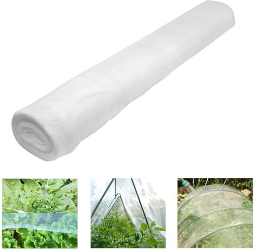 Barriera in rete contro zanzare, insetti e uccelli, per caccia, tenda, rete da giardino per proteggere le vostre piante, frutta e fiori, 3 x 31 m