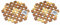 HAC24 2X Bambus Topfuntersetzer Rund Ø20cm 2er Set Brown