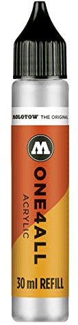 Molotow ONE4ALL Refill Acryl, Farbe 237 grau blau hell 30 ml, Nachfülltinte für Permanentmarker