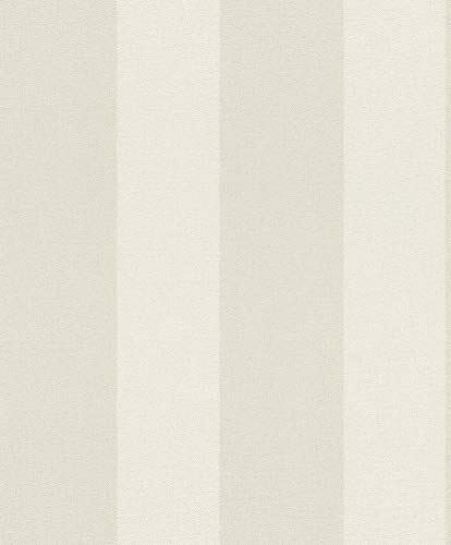 Rasch Tapeten Vliestapete (universell) Grau creme 10, 05 M x 0, 53 M Tapetenwechsel 633467