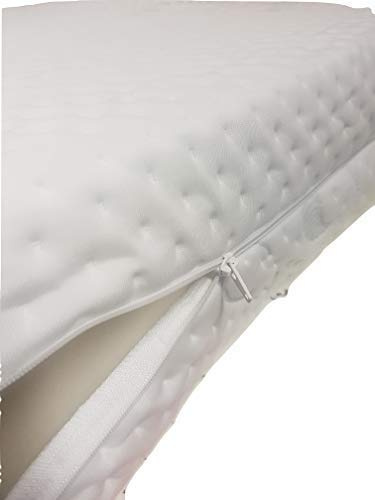 Matratzenbezug Allergikergeeignet mit 4-seitigem Reißverschluss Cashmere Matratzenschoner, Matratzenbezug alle Größen alle Höhe, (90 x 210 cm)