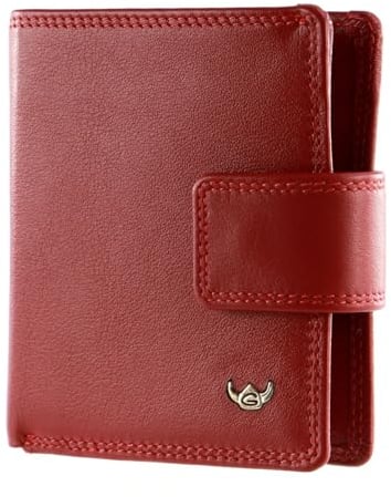 Golden Head Polo Kombischeintasche mit Riegel 9 cm rot