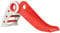 HOMCOM Toboggan Enfant Pliable 3 à 6 Ans Usage intérieur extérieur dim. 120L x 50l x 56H cm HDPE Rouge