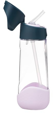 b.box TritanTM Drink & Water Bottle | Easy Grip Bottle and Leakproof Lid | Cool Modern Child Friendly Design, Best for After Sippy Cup | 600ml/20