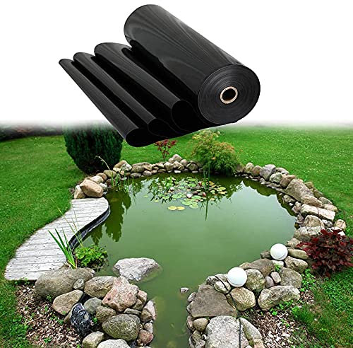 TTOOD Heavy Duty Pond Liners,Piscina De Peces Película Protectora, Garden Pool Membrane Reinforced Landscaping,para Estanques, Fuentes De Agua Y Jardines 3m,4m,6m,7m,8m