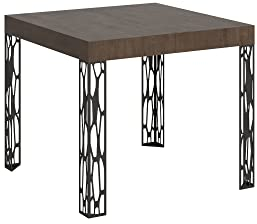 Itamoby, Ausziehtisch Ghibli Nussbaum 90 x 90 ausziehbar 246