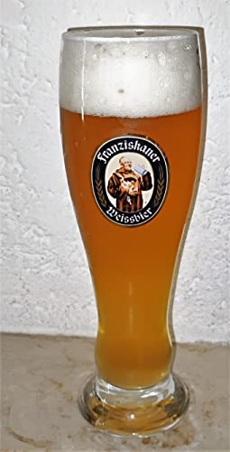 AngiesStrickZauber Bicchiere da birra bianca/bicchiere/bicchiere/birra bianca/bicchiere di frumento / 0,5 litri/francescani /